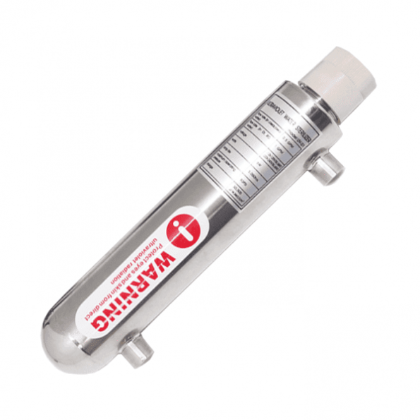 UV inox esterilizador lâmpada fornece água eficaz desinfecção