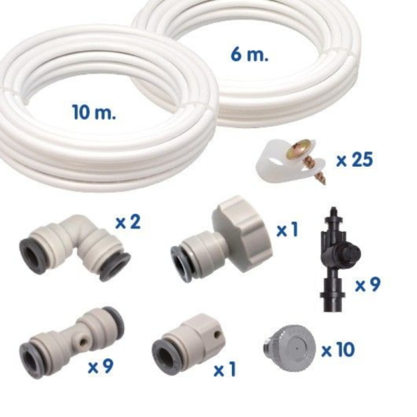 Nebulização doméstica Kit de Kit Drip&Fresh bocais δ 16 m δ 10