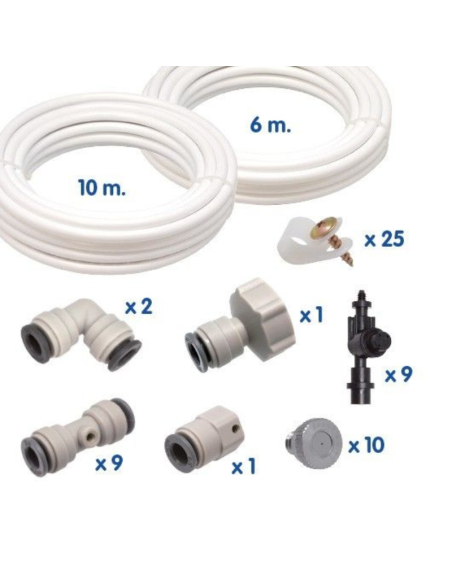 Nebulização doméstica Kit de Kit Drip&Fresh bocais δ 16 m δ 10