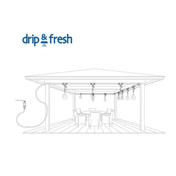 Kit de Nebulización Doméstica Drip&Fresh | 16 m | 10 toberas