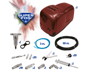 Kit Nebulización Alta Presión SuperFog 40 Toberas | Climatiza Terrazas