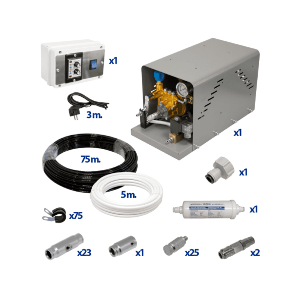 Kit Nebulización Alta Presión Nova | Refresca terrazas y patios