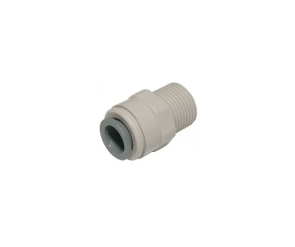 Conexión Rápida para Tubería de Nebulización -Unión Automática Rosca Macho3/8" X RM 3/8" | Drip&Fresh