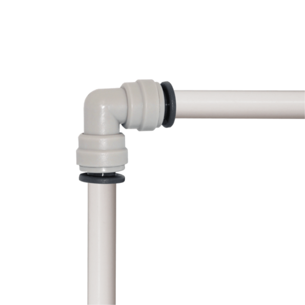 Codo Automático 3/8” para Tubería de Nebulización | Drip&Fresh