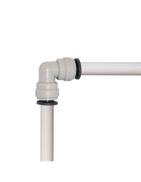 Codo Automático 3/8” para Tubería de Nebulización | Drip&Fresh