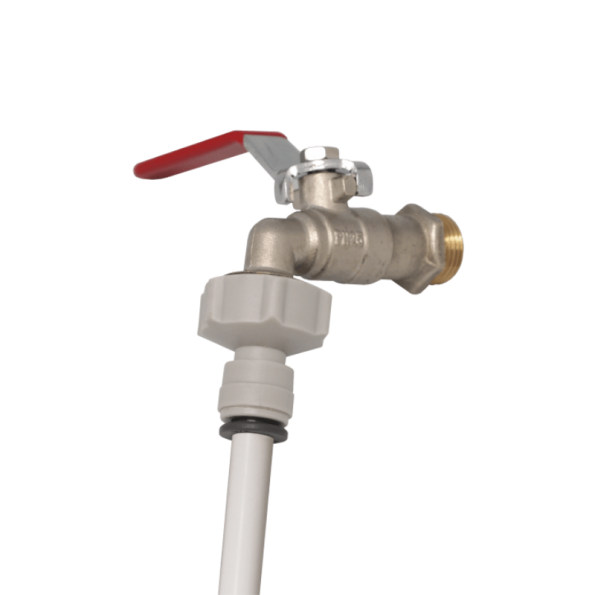 Adaptador de torneira Terminal Automático 3/8" Rosca Feminino 3/4′ | Drip&Fresh