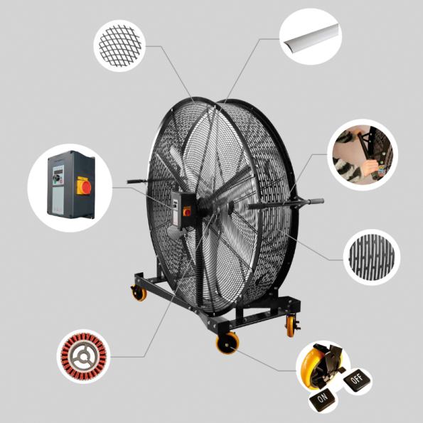 Ventilador Portátil Superfan IP54 | Drip&Fresh