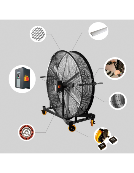 Ventilador Portátil Superfan IP54 | Drip&Fresh