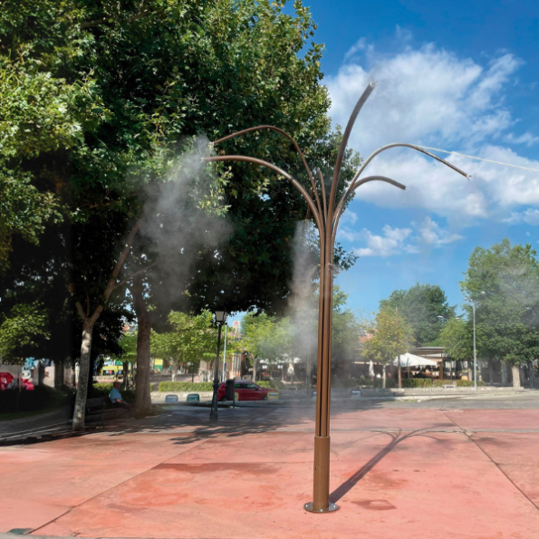 Palmera de Nebulización para Plazas y Eventos | Drip&Fresh