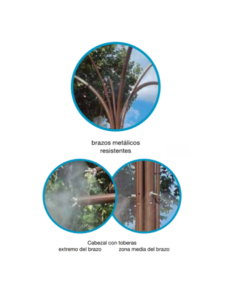 Nebulization palm tree for places and events | Drip&Fresh