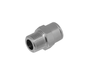 Unión Automática Reducida RH 1/4″ Brillo | Drip&Fresh